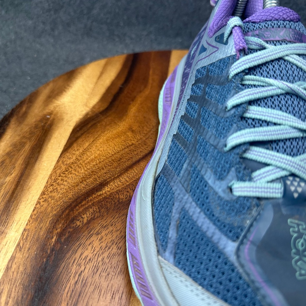 Hoka One One Stinson ATR 4 Womens 7.5 Running Shoes Navy Violet 1016789 TVIN - Picture 6 of 16